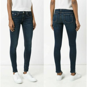 Rag & Bone y2K Phoenicia Low Rise Skinny Jeans Dark Blue size 27